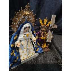 Nazareno y Virgen